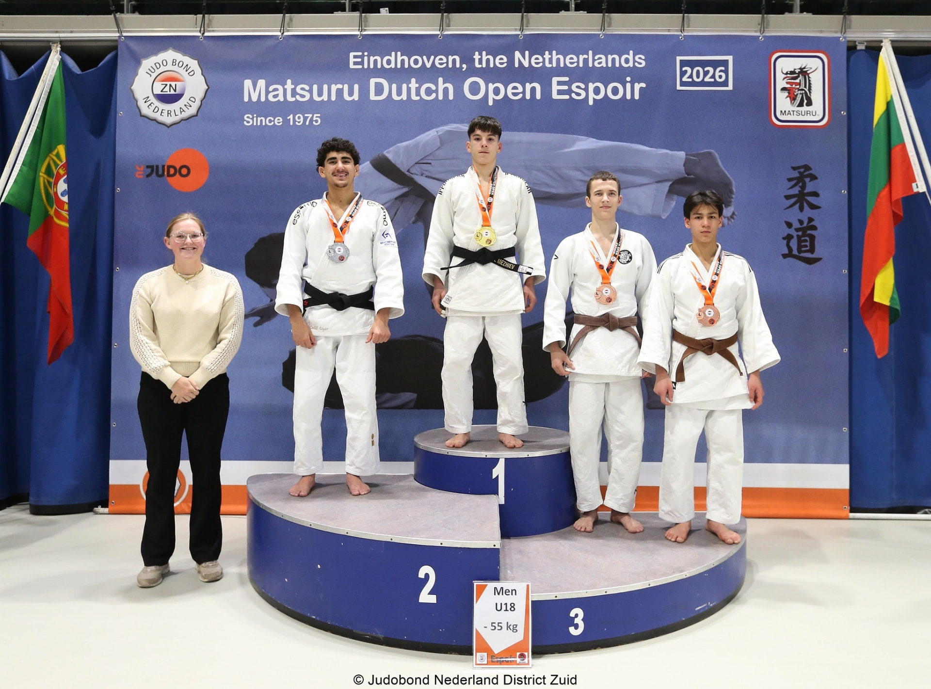 Podium Matsuru Dutch Open Espoir